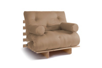 Sofa rozkładana 90x200 - Slim Basic Classic - Pascall Futon Beżowy
