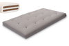 Futon Pascall Medium Duo Coco - Materac 120x200 Szary - naturalny z kokosem