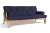 Sofa rozkładana 200 cm - Sakura - Pascall Futon Granatowy