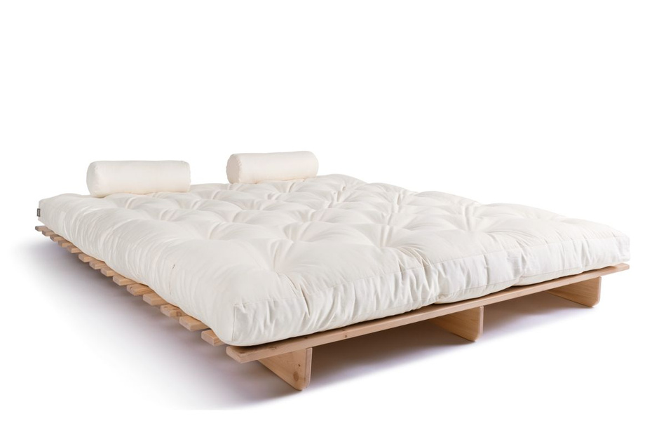 Sofa rozkładana 180x200 - Slim Exclusive Classic - Pascall Futon Ecru
