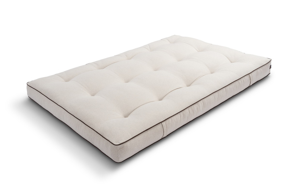Materac 120x200 naturalny - Futon Pascall Medium Natural Kedro Len