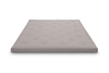 Materac 180x200 naturalny z lateksem - Futon Pascall Slim Duo Latex Szary