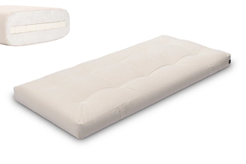 Ecru \ Włóknina bawełniana + 3 cm warstwa lateksu \ 90x200 cm