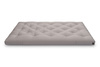 Materac 120x200 naturalny z lateksem - Futon Pascall Slim Duo Latex Szary
