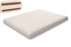 Materac 160x200 naturalny z wełną, lateksem i 2x kokosem - Futon Pascall Comfort Wool Hard Ecru