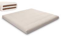 Materac 200x200 naturalny z kokosem - Futon Pascall Medium Duo Coco Ecru