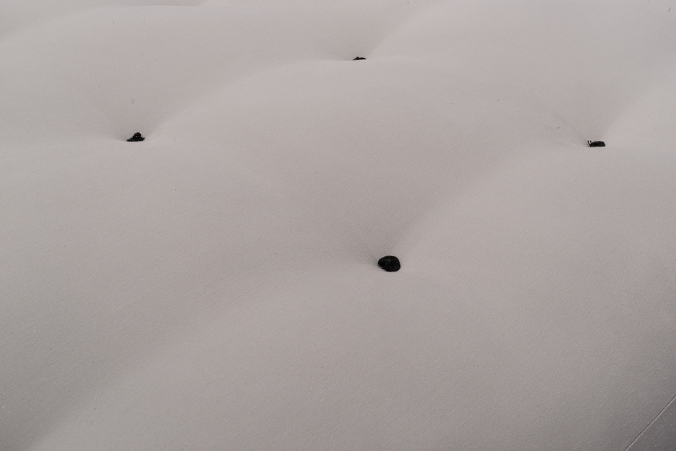 Materac 90x200 naturalny z wełną, lateksem i 2x kokosem - Futon Pascall Comfort Wool Hard Szary