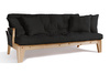 Sofa rozkładana 200 cm - Sakura - Pascall Futon Czarny