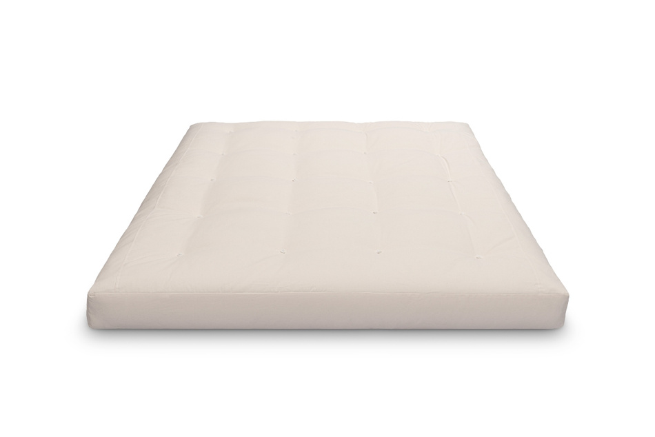 Materac 180x200 naturalny z wełną, kokosem i 2x lateks - Futon Pascall Comfort Wool Ecru
