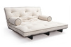 Sofa rozkładana 180x200 - Slim Exclusive Kedro Black  - Pascall Futon Len