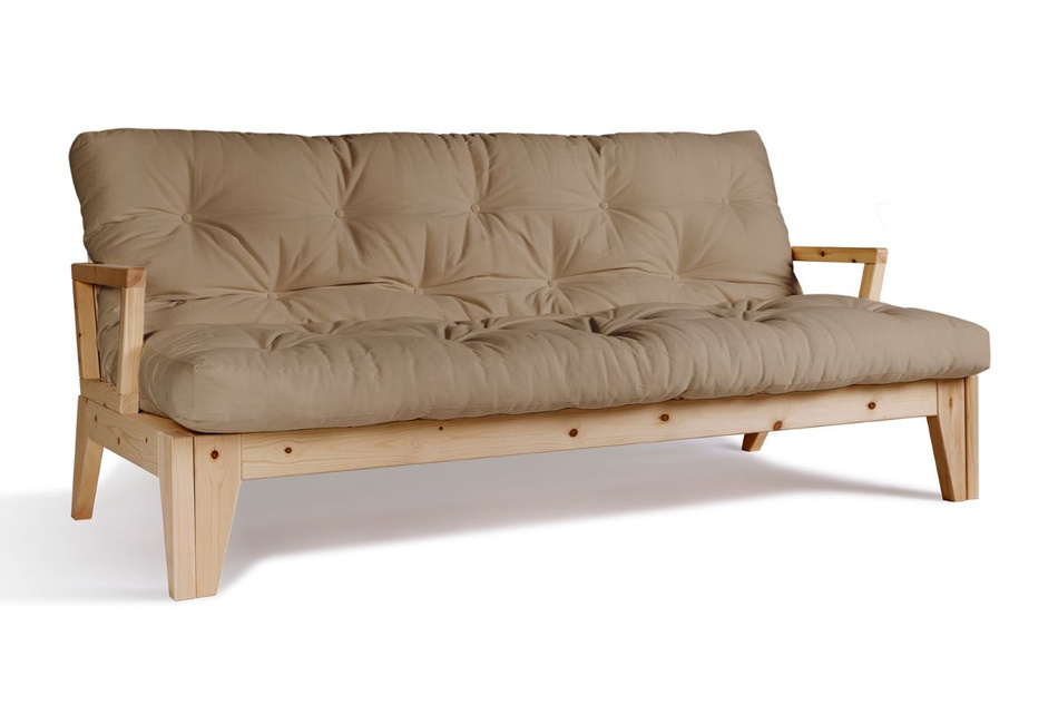 Sofa rozkładana 200 cm - Sakura - Pascall Futon Beżowy