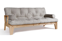 Sofa rozkładana 200 cm - Sakura - Pascall Futon Gołębi Popiel