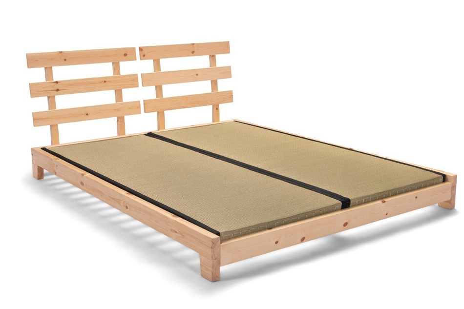 Pascall Łóżko Drewniane 160x200 - Aisha Exclusive Natura Tatami