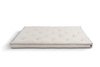 Materac 140x200 naturalny z lateksem - Futon Pascall Slim Duo Latex Kedro Len