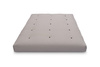 Materac 140x200 naturalny z wełną, kokosem i 2x lateks - Futon Pascall Comfort Wool Szary