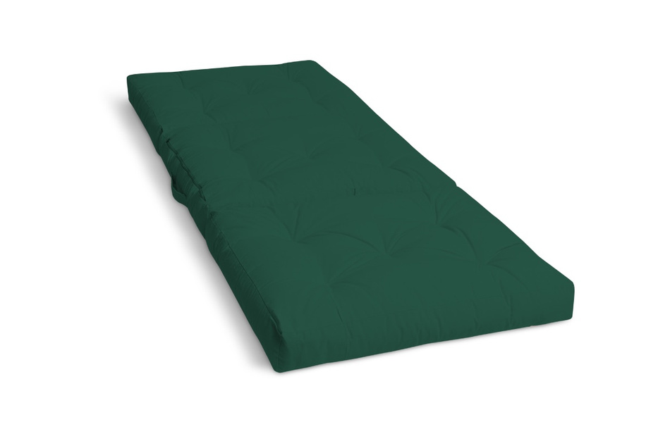Materac Składany 90x200 z lateksem - Futon Pascall Flex Latex Butelkowa Zieleń
