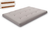 Materac 140x200 naturalny z lateksem i 2x kokosem - Futon Pascall Comfort Relax Hard Szary