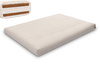 Materac 140x200 naturalny z wełną, lateksem i 2x kokosem - Futon Pascall Comfort Wool Hard Ecru