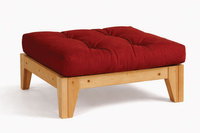 Podnóżek Sakura - Pascall Futon Bordowy