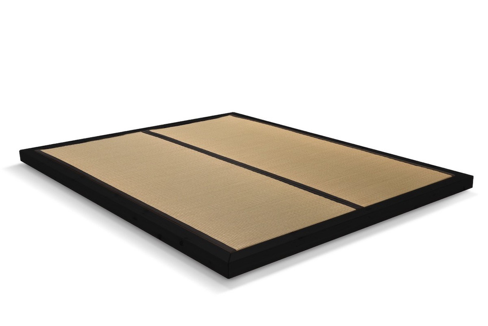 Pascall Łóżko Drewniane 120x200 - Zen Black Tatami