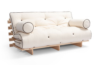 Sofa rozkładana 160x200 - Slim Exclusive Kedro Classic  - Pascall Futon Ecru