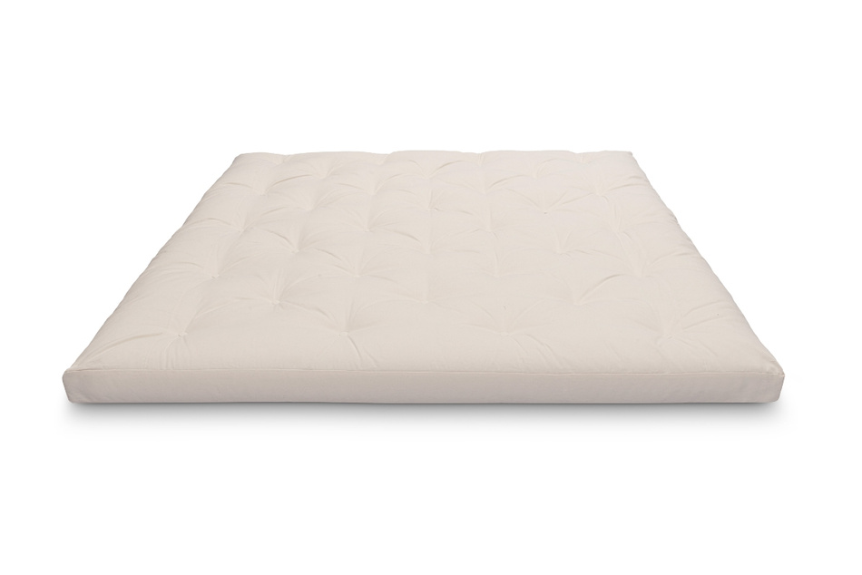 Materac 180x200 naturalny z lateksem - Futon Pascall Slim Duo Latex Modrakowy