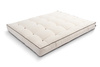 Materac 200x200 naturalny z lateksem i 2x kokosem - Futon Pascall Comfort Relax Hard Kedro Ecru