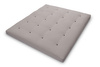 Materac 180x200 naturalny z wełną, kokosem i 2x lateks - Futon Pascall Comfort Wool Szary