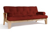 Sofa rozkładana 200 cm - Sakura - Pascall Futon Ceglany