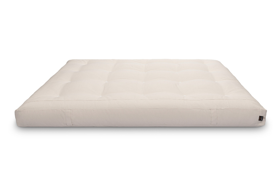Materac 200x200 naturalny z lateksem i 2x kokosem - Futon Pascall Comfort Relax Hard Ecru