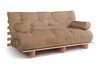 Sofa rozkładana 180x200 - Slim Basic Classic - Pascall Futon Beżowy