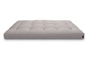 Materac 120x200 naturalny z wełną, kokosem i 2x lateks - Futon Pascall Comfort Wool Szary