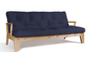 Sofa rozkładana 200 cm - Sakura - Pascall Futon Granatowy