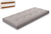 Materac 90x200 naturalny z lateksem i 2x kokosem - Futon Pascall Comfort Relax Hard Szary