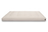 Materac 120x200 naturalny z wełną, kokosem i 2x lateks - Futon Pascall Comfort Wool Ecru