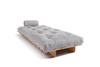 Sofa rozkładana 90x200 - Slim Exclusive Classic - Pascall Futon Gołębi Popiel
