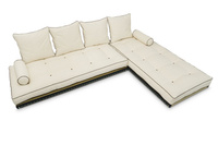 Narożnik Tatami Medium Duo Coco Kedro 100x200 - Pascall Futon Ecru