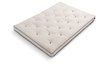 Materac 140x200 naturalny z lateksem - Futon Pascall Slim Duo Latex Kedro Len