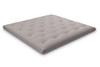 Materac 200x200 naturalny z lateksem - Futon Pascall Slim Duo Latex Szary