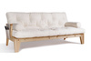 Sofa rozkładana 200 cm - Sakura - Pascall Futon Ecru
