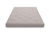 Materac 140x200 naturalny z lateksem - Futon Pascall Slim Duo Latex Szary