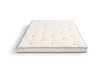 Materac 140x200 naturalny z lateksem - Futon Pascall Slim Duo Latex Kedro Ecru