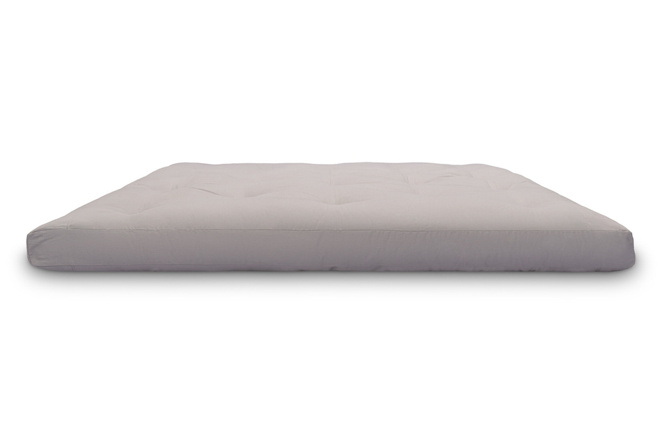 Materac 160x200 naturalny z lateksem - Futon Pascall Slim Duo Latex Szary