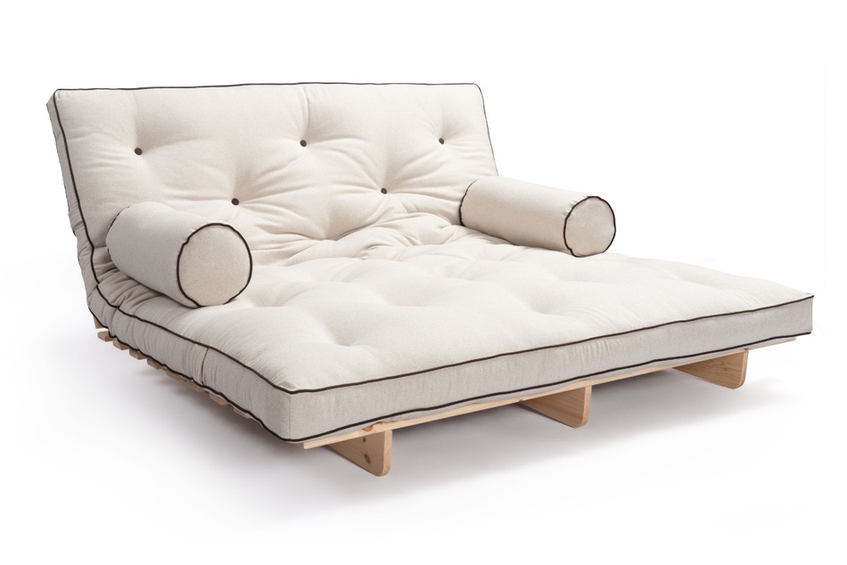 Sofa rozkładana 180x200 - Slim Basic Kedro Classic  - Pascall Futon Len