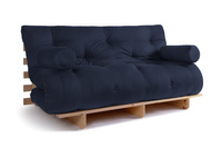 Sofa rozkładana 160x200 - Slim Basic Classic - Pascall Futon Granatowy