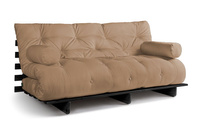 Sofa rozkładana 180x200 - Slim Exclusive Black - Pascall Futon Beżowy