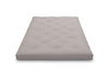 Materac 120x200 naturalny z lateksem - Futon Pascall Slim Duo Latex Szary