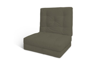 Materac Składany 90x200 z lateksem - Futon Pascall Flex Latex Khaki