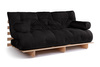 Sofa rozkładana 180x200 - Slim Exclusive Classic - Pascall Futon Czarny