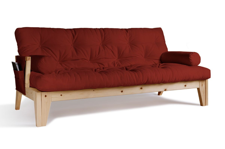 Sofa rozkładana 200 cm - Sakura - Pascall Futon Ceglany